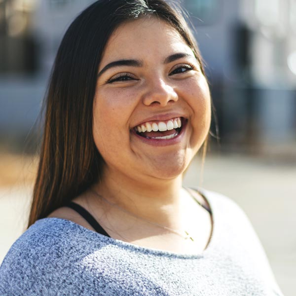 laughing young woman