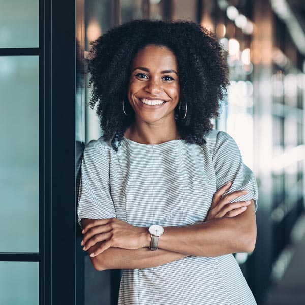 smiling young woman