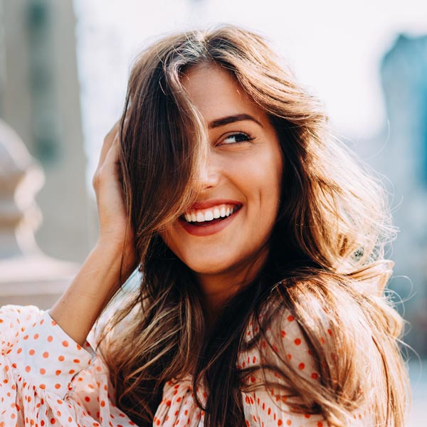 smiling woman